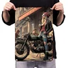 Motorcycle girl - Vintage Metal Signs(8*12Inch) - Vehicle