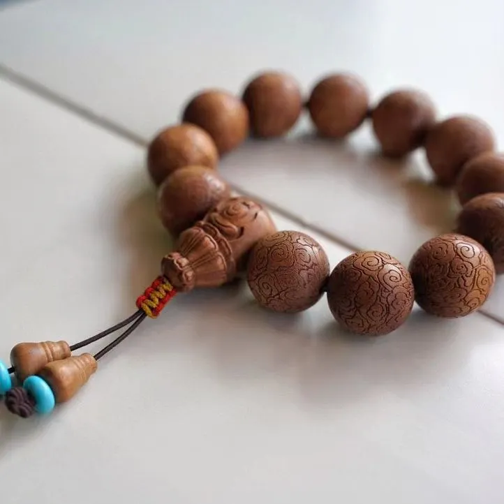 Laoshan Sandalwood Gourd Beads Bracelet