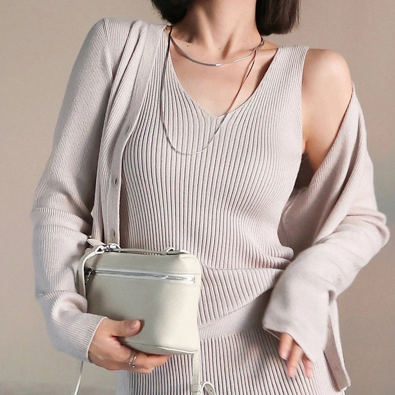 Classic Style Geometric 304 Stainless Steel Long Necklace