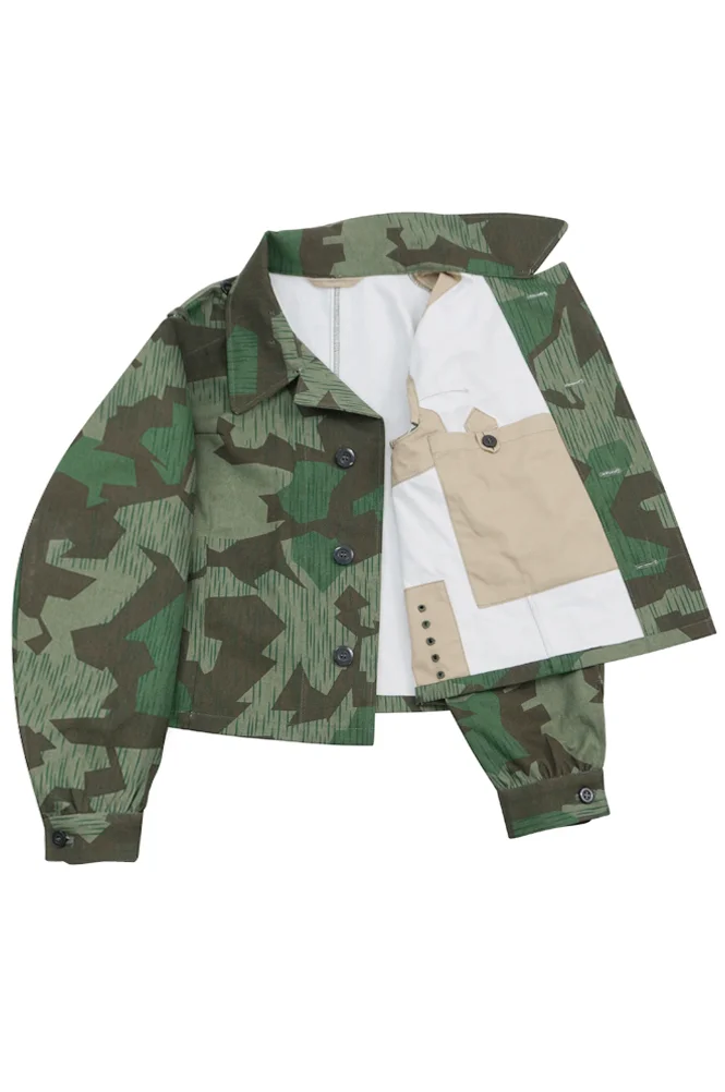   Luftwaffe German Field Division Splinter B Camo Modified Shortened Smock II German-Uniform