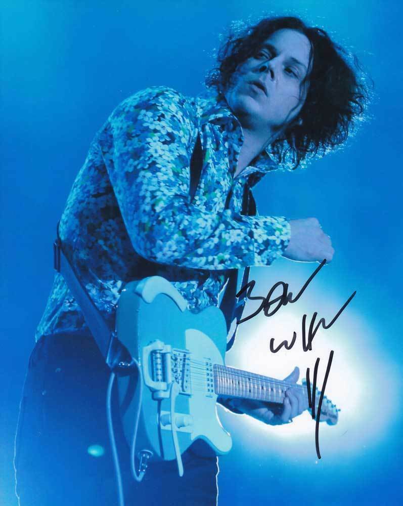 Jack White Autographed Signed 8x10 ( The White Stripes ) Photo Poster painting REPRINT