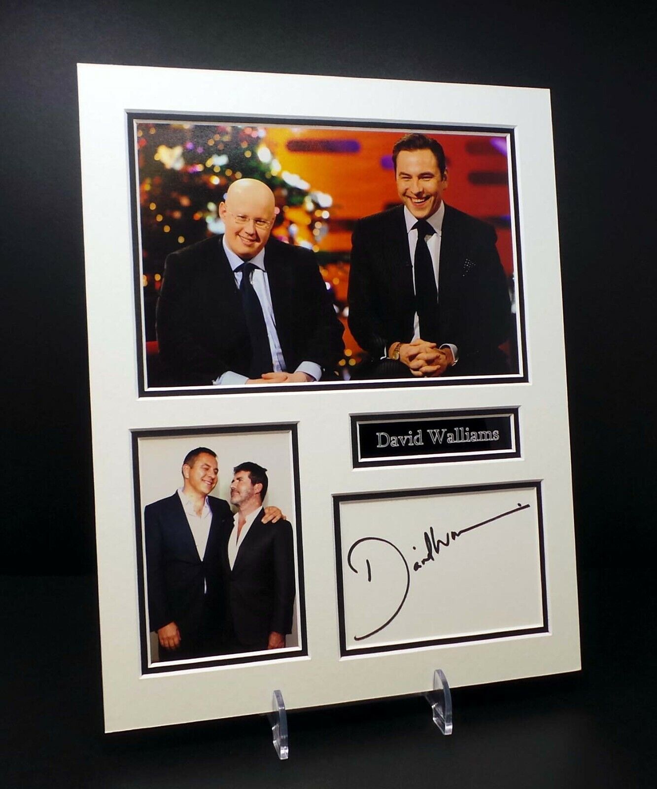 David WALLIAMS Signed Mounted Photo Poster painting Display AFTAL RD COA Author X Factor Judge