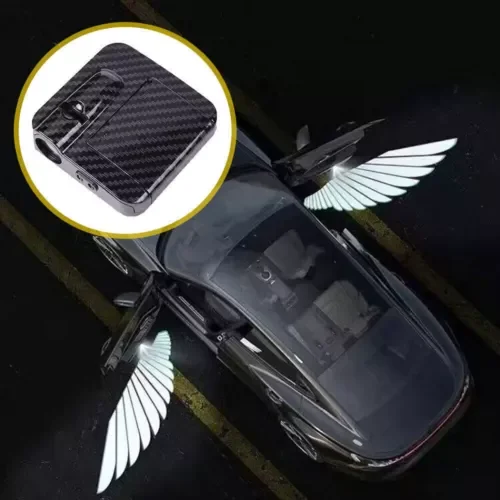 Dronehint 1 Pair Universal Car Door Parts Wireless Angel Wings Led Lights Atmosphere Light (For: Acura) Parts