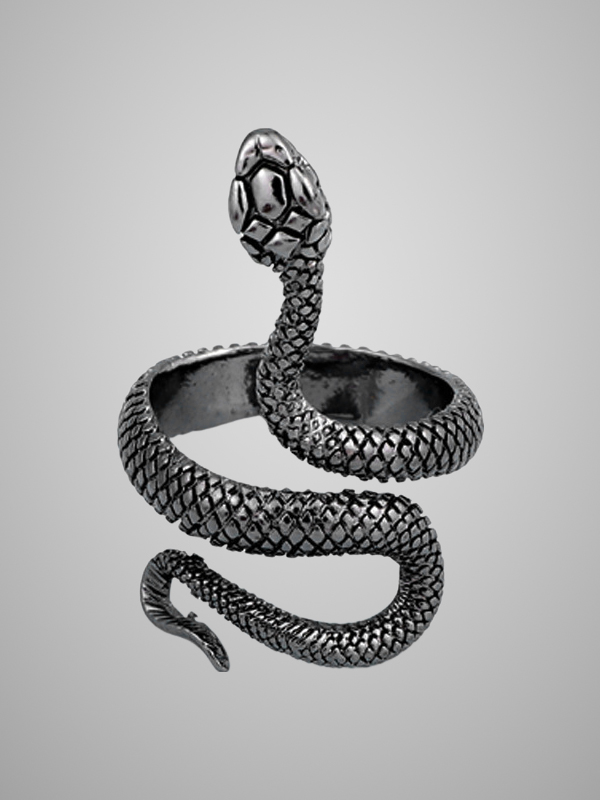 Snake Punk High-end Retro Ring