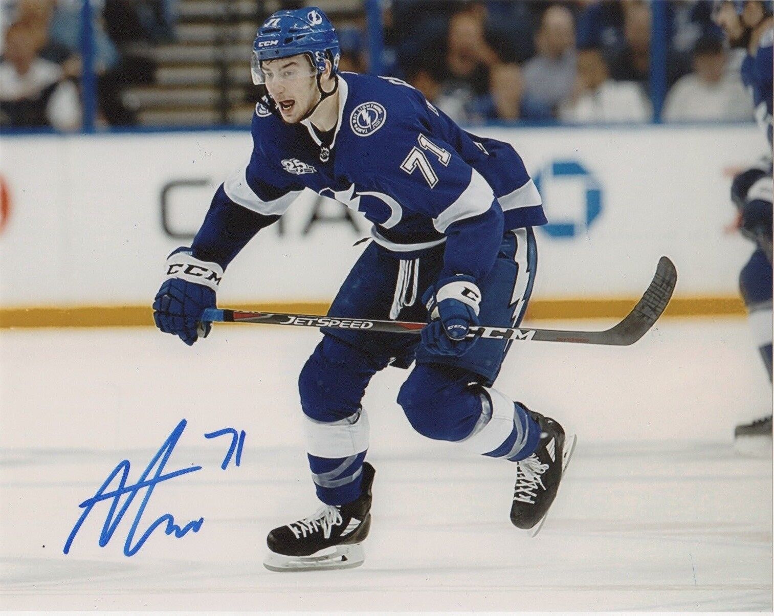 Tampa Bay Lightning Anthony Cirelli Signed Autographed 8x10 Photo Poster painting COA #13