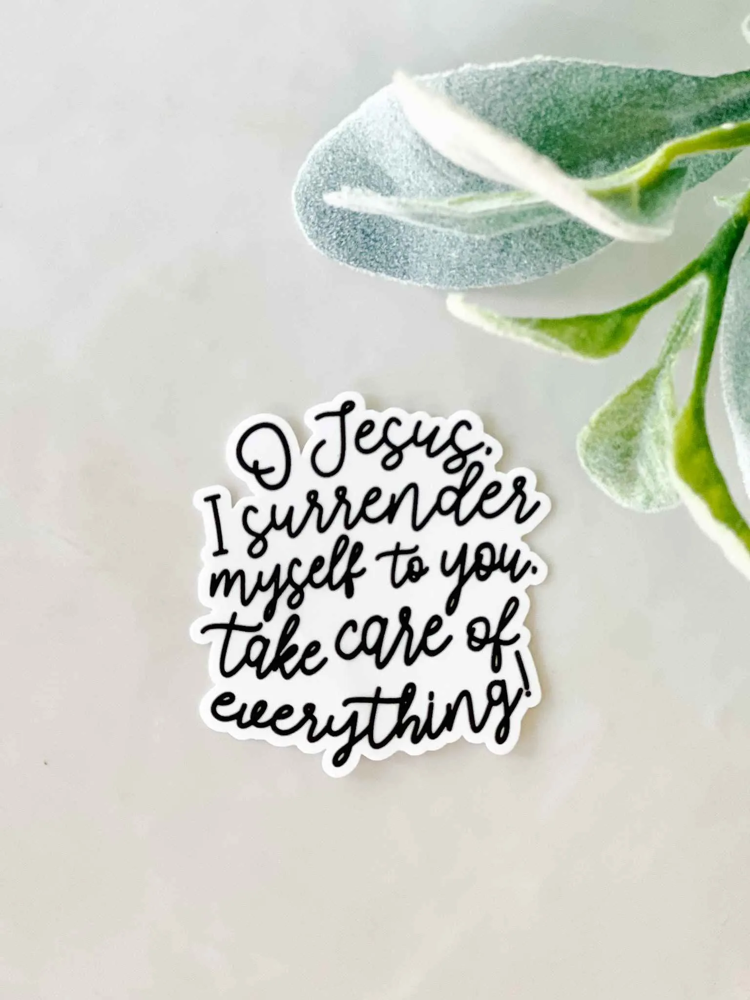 Surrender to Jesus - Sticker