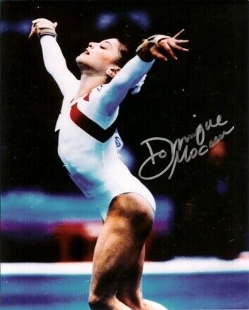 Dominique Moceanu Signed Autographed Olympic Gymnastics 8x10 inch Photo Poster painting