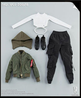 VERYOOL VCL-1007 1/6 Female Trendy Jackets Suits Soldier Clothes Model Fit 12'' Action Figure Body Dolls-aliexpress