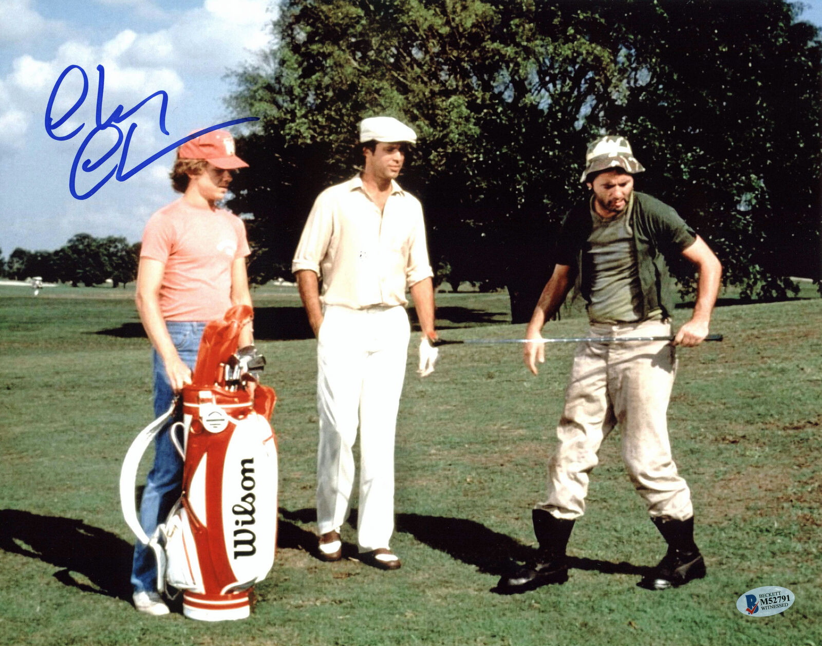 Chevy Chase Caddyshack Authentic Signed 11x14 Photo Poster painting Autographed BAS Witnessed 2