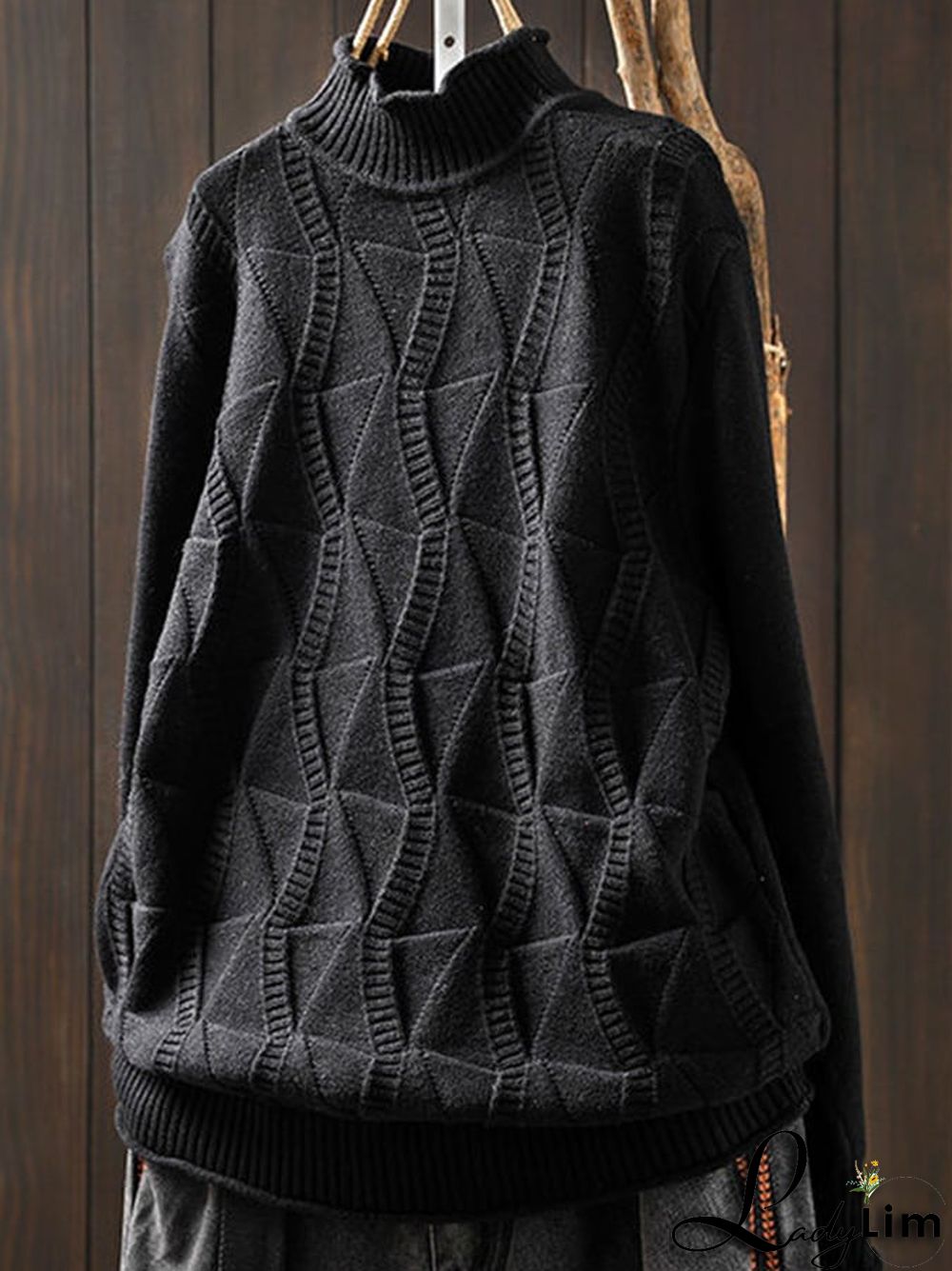 Women's Retro Artistic Loose Casual Pullover Sweater