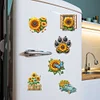 6Pcs Acryl Sonnenblume - 5d DIY Handwerk Aufkleber Magnet