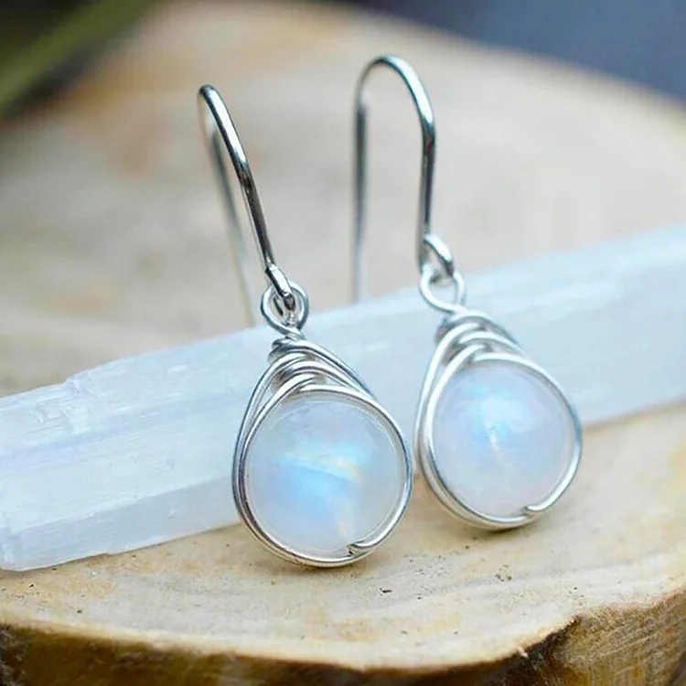 Women's Earrings Drop Dangle Earrings White Gift for Her