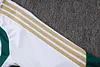 Joyfball 2026/2027 Kids Size Italy Long Zipped Jacket White Soccer Jersey