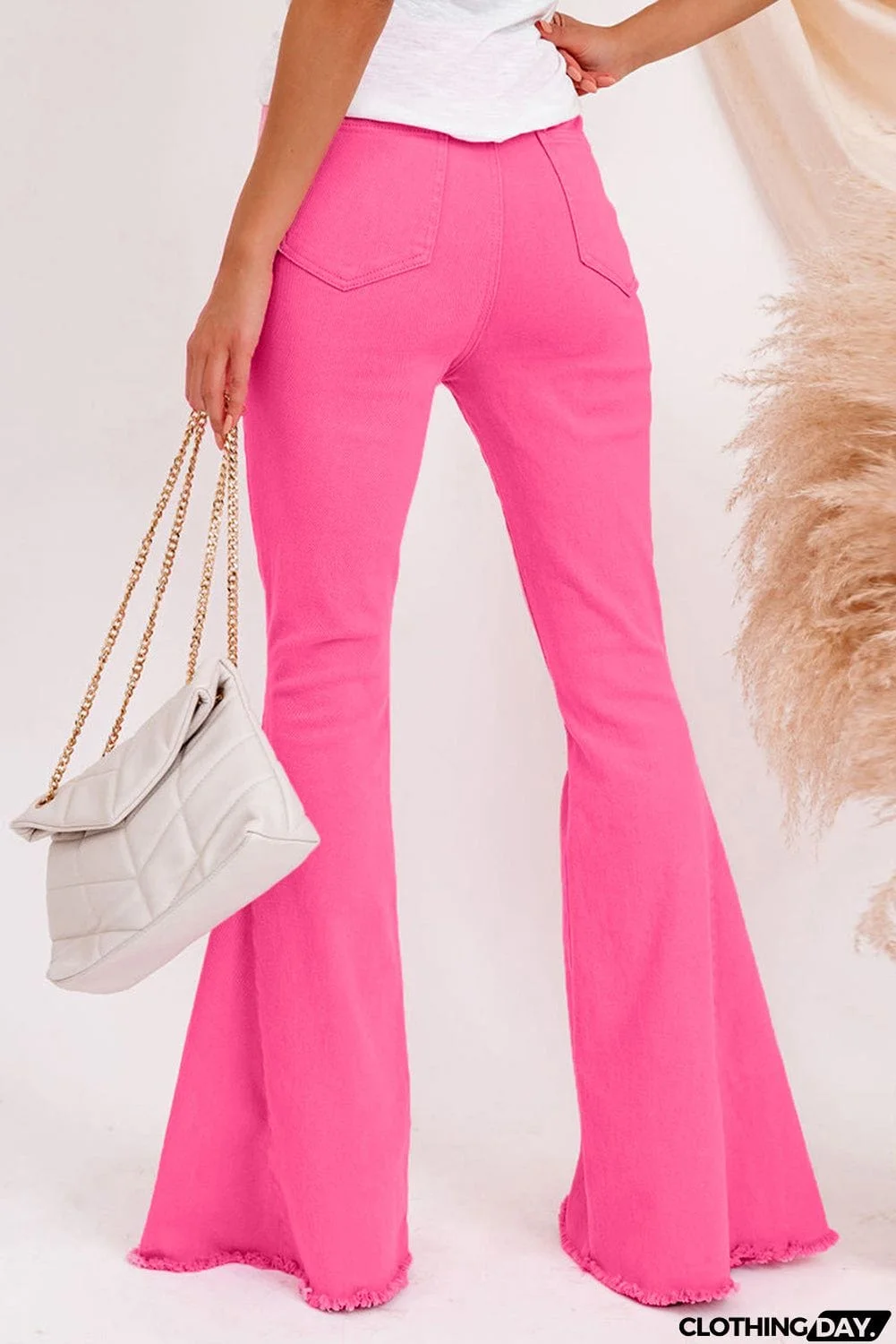 Bell Bottom Denim Pants