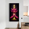 >SALE<Flaming Lotus 5D DIY Diamond Painting Kits Full Round Drill Wall Decor (Y731)