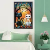 Diamond Painting-DIY Full Round Drill Black White Cats(60*40 CM)