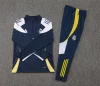 2024/2025 Real Madrid Half-Pull Training Suit Royal Blue Football Shirt 1:1 Thai Quality Set love fball