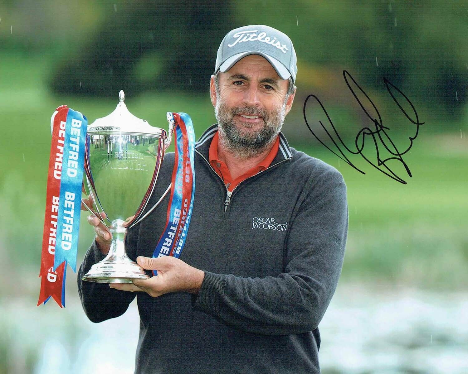 Richard BLAND GOLF Betfred Masters Winner Signed Autograph 10x8 Photo Poster painting AFTAL COA