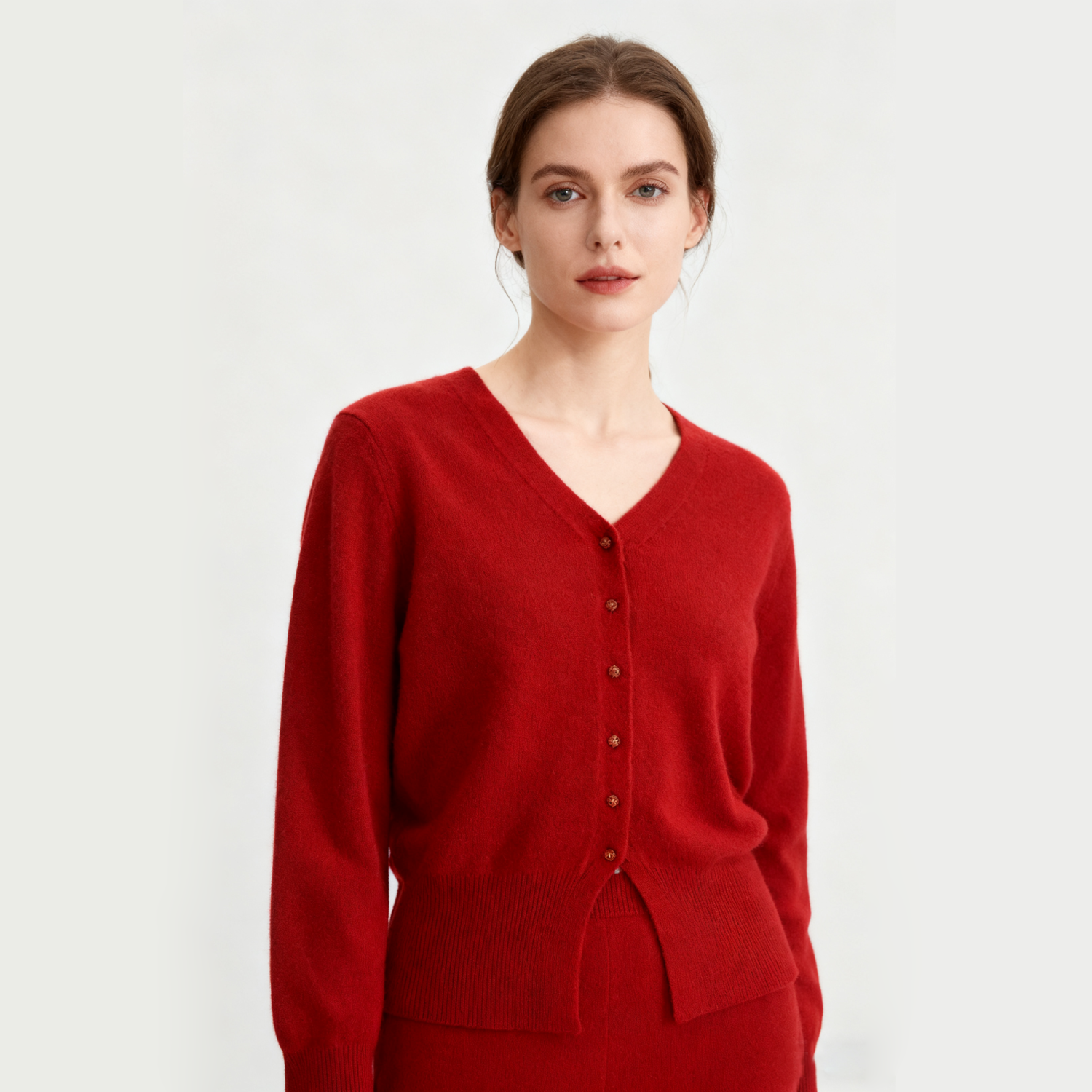 Gentle Ladies Cashmere Cardigan REAL SILK LIFE