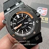 Royal Oak Offshore Diver 15707 Black Ceramic on Black Rubber Strap 42mm Super Clone
