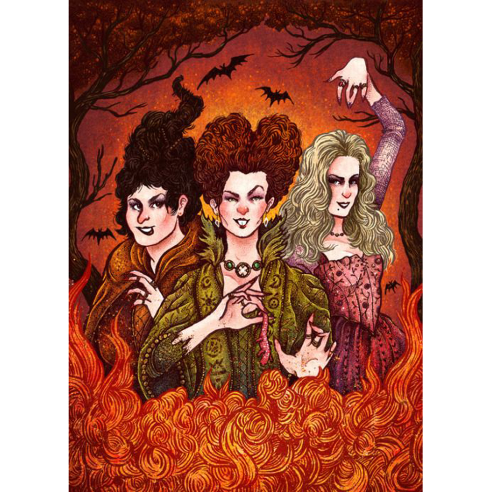 

Mad Witch - Round Drill Diamond Painting - 30*40CM, 501 Original