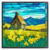 Flower Field-11CT Stamped Cross Stitch 50*50cm/19.69*19.69in tapestrymarket