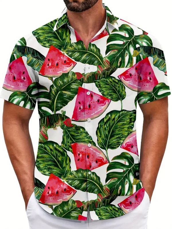 Hawaii West Coast Holiday Style Short Sleeves