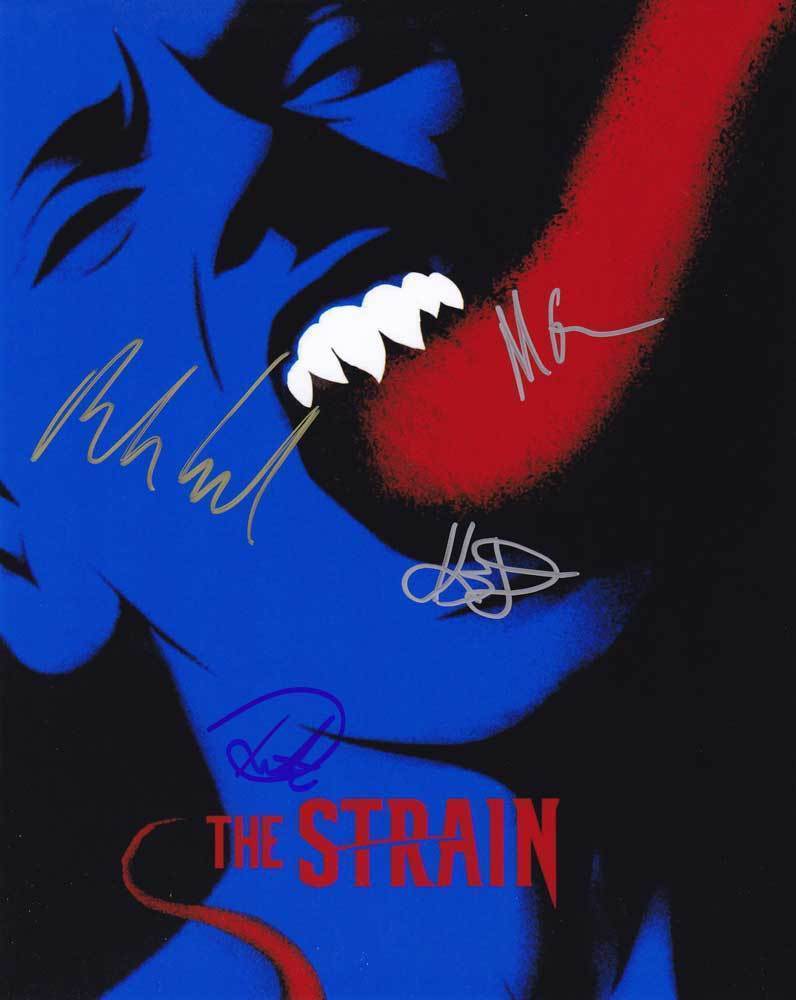 The Strain In-Person AUTHENTIC Autographed Cast Photo Poster painting SHA #26828