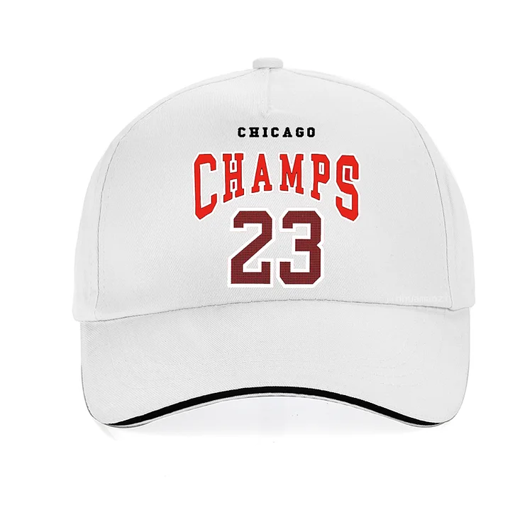 CHICAGO CHAMPS 23 Baseball Caps Summer visor Hip Hop Snapback Hat Unisex Cotton Riding Hats Adjustable Unisex Outdoor Dad cap