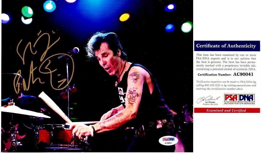 Slim Jim Phantom Signed - Autographed STRAY CATS 8x10 inch Photo Poster painting + PSA/DNA COA