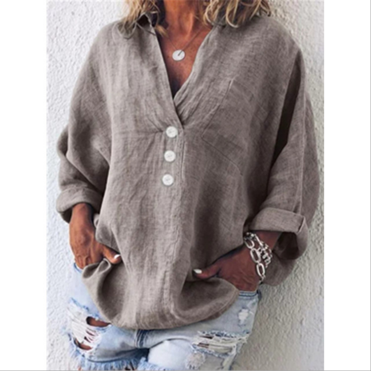 ⚡NEW SEASON⚡Casual Loose Cotton And Linen Top