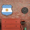 Argentine Flag - Shield Vintage Metal Signs(12*12Inch)