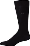 Calvin Klein Men's Dress Socks - Cotton Blend Crew Socks: Patterns and Solids (4 Pack)