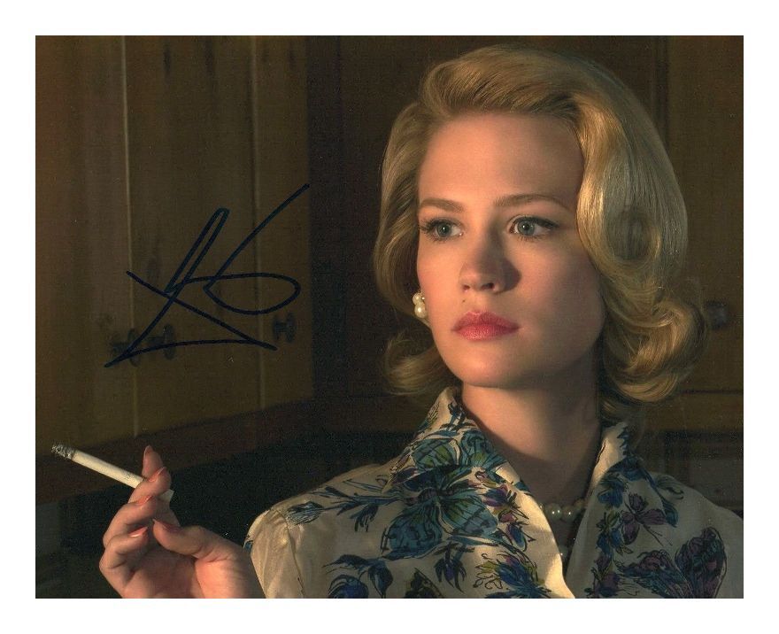 JANUARY JONES AUTOGRAPHED SIGNED A4 PP POSTER Photo Poster painting PRINT 3