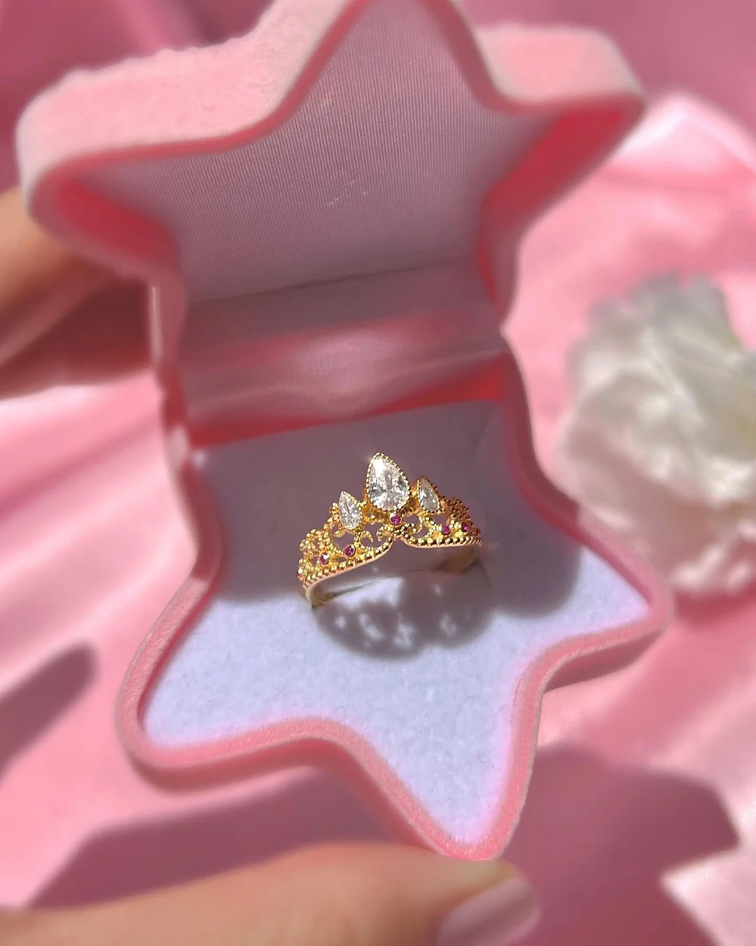 Rapunzel Crown Ring