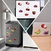 12Pcs Diamant Kunst Magnete Kühlschrank Aufkleber Set für Erwachsene Anfänger (CN562 Frucht)