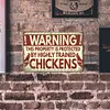 Warning Posters - Vintage Metal Signs(12*8Inch)
