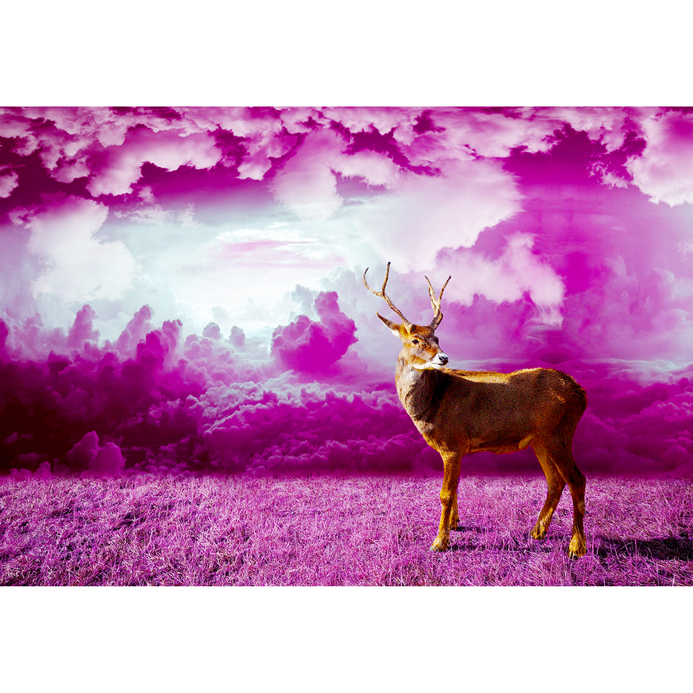 

Purple Cloud Deer - 1000 Pieces Jigsaw Puzzle, 501 Original
