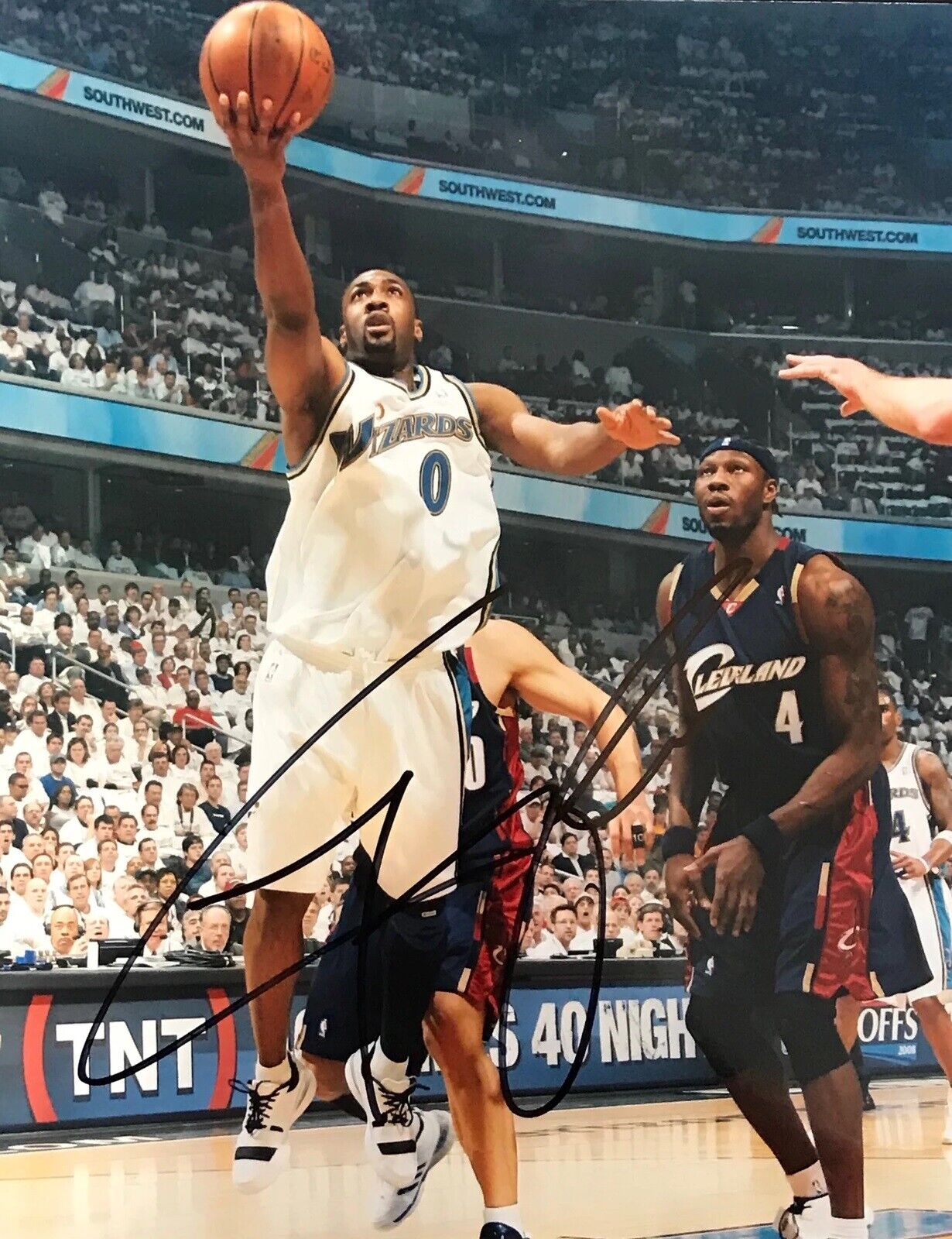 Gilbert Arenas Autographed Signed 8x10 Photo Poster painting ( Wizards ) REPRINT