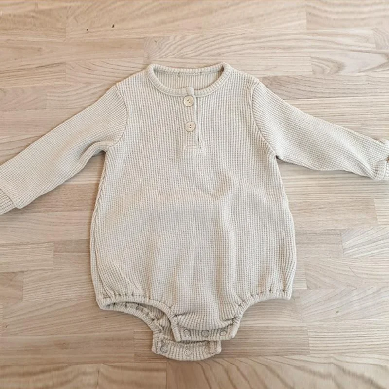 2021 Autumn And Winter Baby Jumpsuit Stripe Plush Fashion Simplicity Leisure Thickening Boys And Girls Jumpsuit Clothes