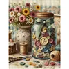 Sewing Corner-11CT Stamped Cross Stitch 55*70cm/21.65*27.56in(Big Size)