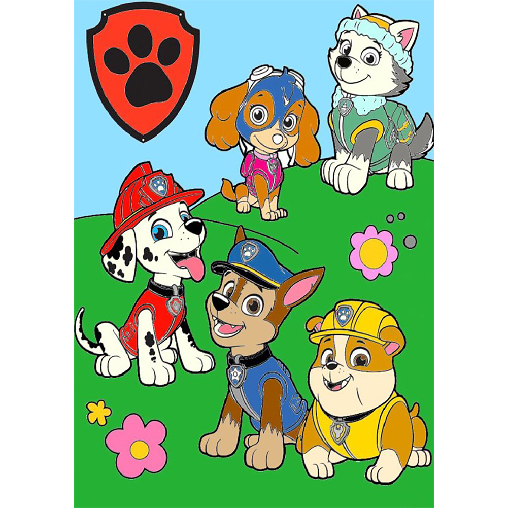 

PAW Patrol - Round Drill Diamond Painting - 30*40CM, 501 Original