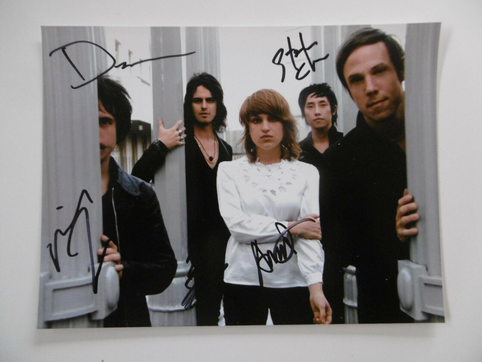 The Airborne Toxic Event signed 6x8 inch picture autograph