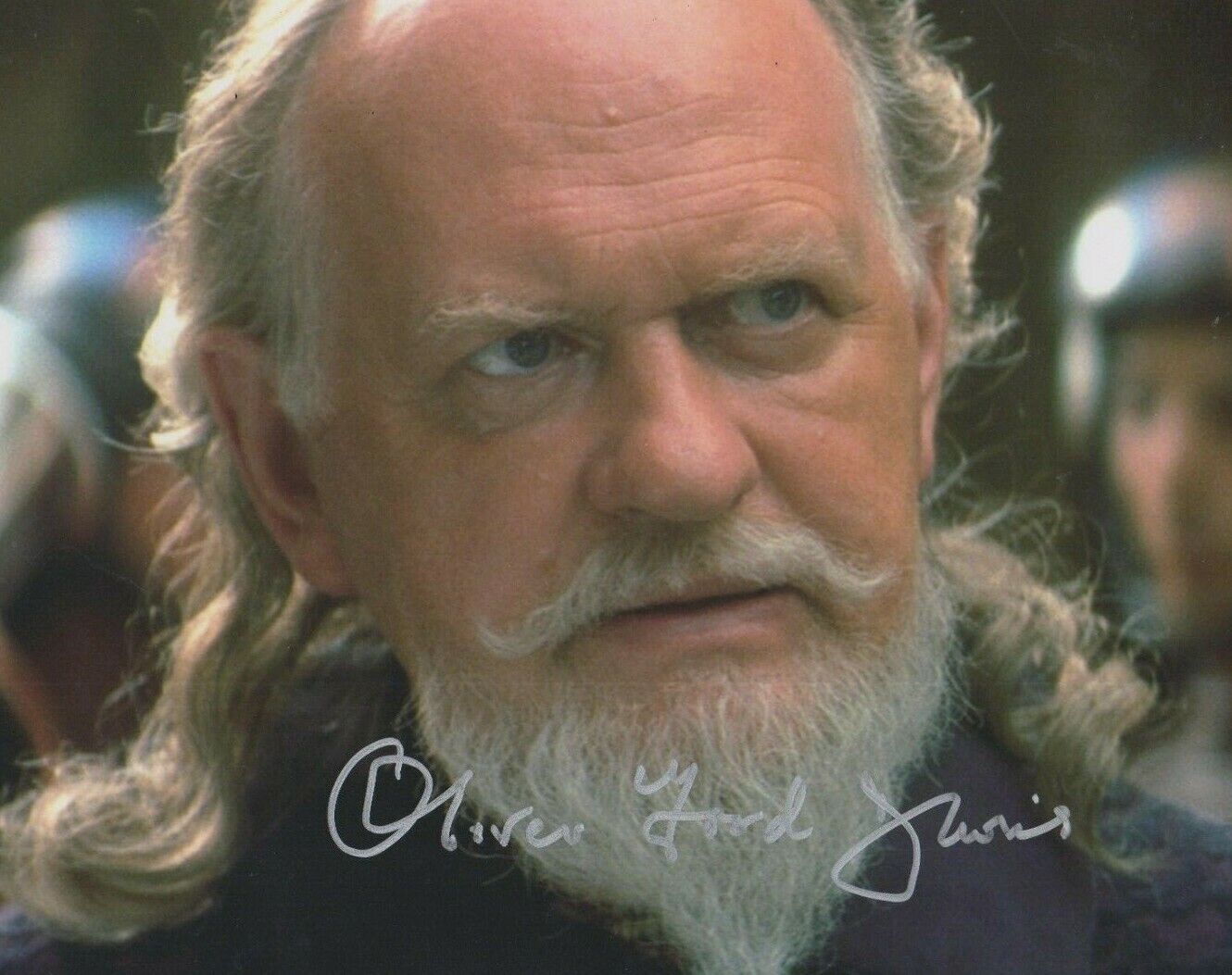 Oliver Ford Davies **HAND SIGNED** 8x10 Photo Poster painting ~ Star Wars ~ AUTOGRAPHED