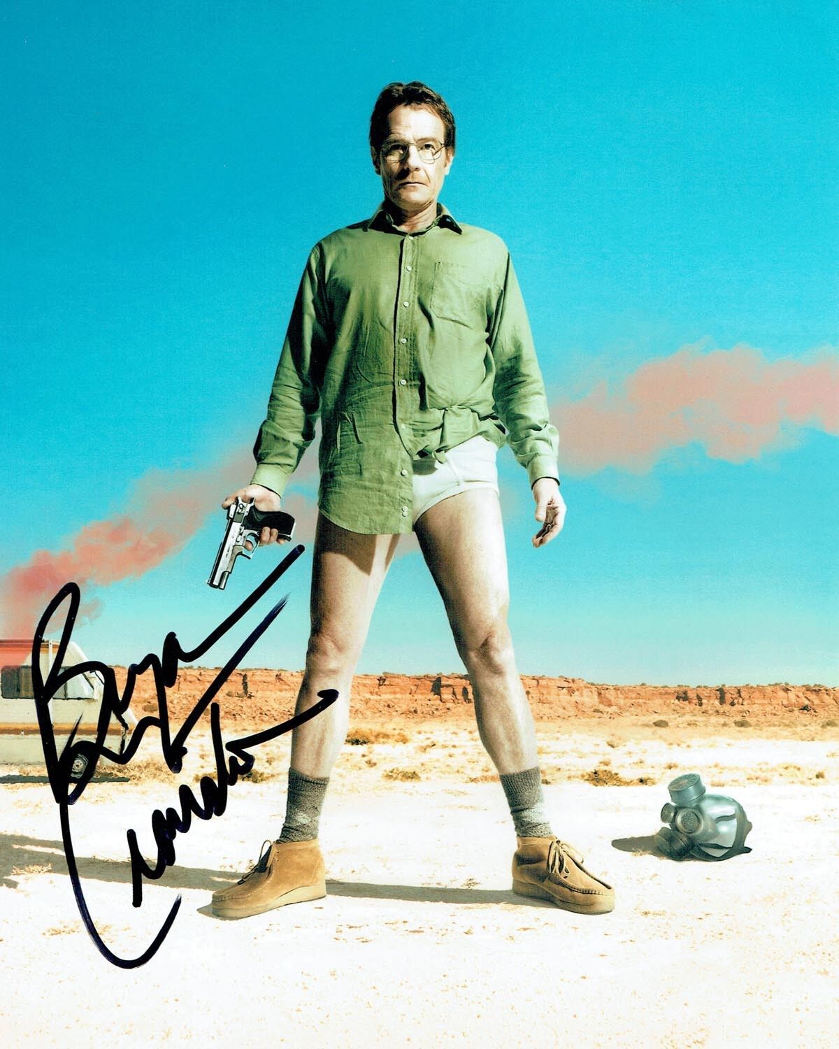 Bryan CRANSTON Walter WHITE SIGNED Autograph 10x8 Photo Poster painting 1 AFTAL COA Breaking BAD