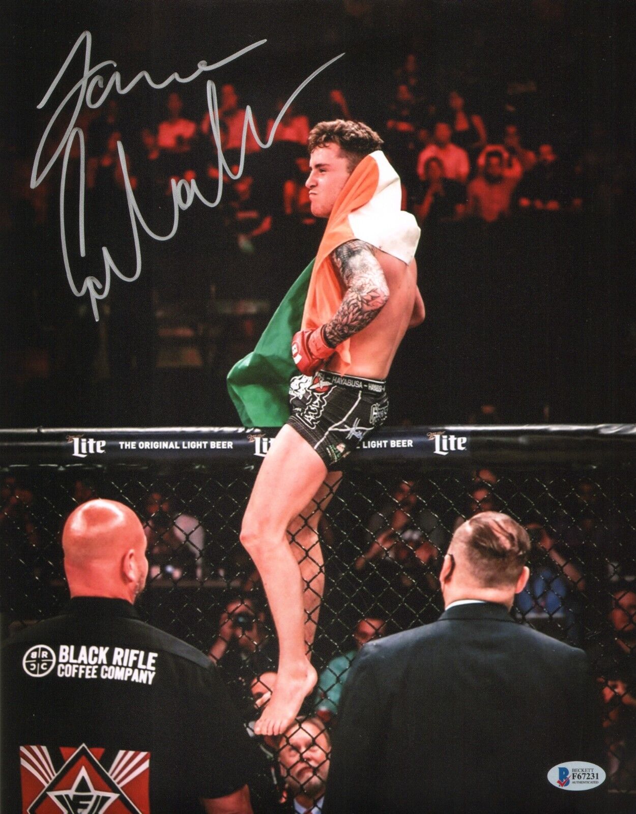 James Gallagher Signed 11x14 Photo Poster painting BAS Beckett COA Bellator MMA Picture Auto'd 3