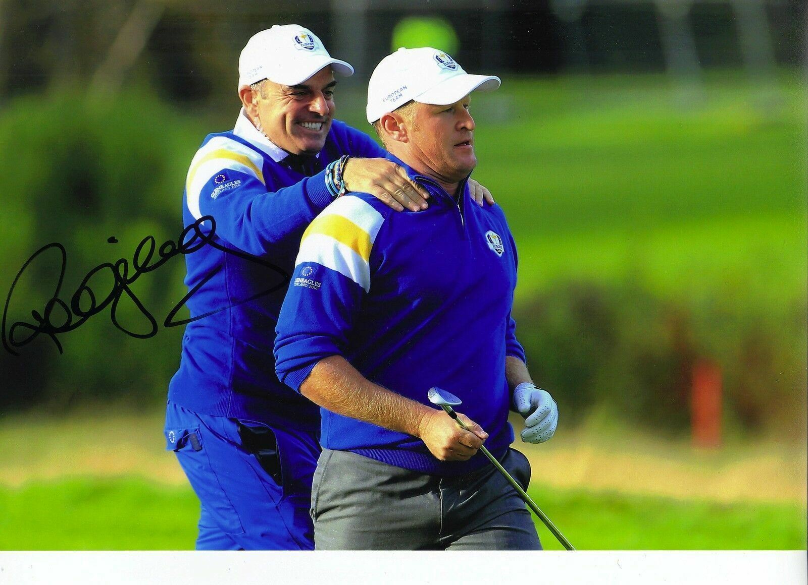 Paul McGinley Original Signed Autograph 12X8 Photo Poster painting 2014 RYDER CUP (3127)