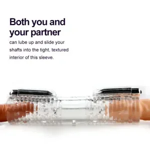 Head To Head Double Stroker vibrating For Gay Man Male Masturbator Anal Sex  Toy
