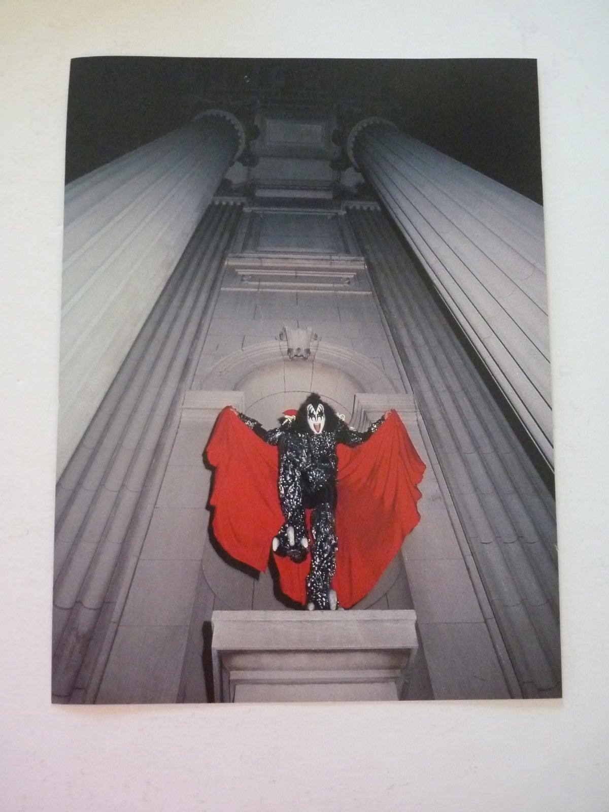 Gene Simmons Kiss James Taylor Double Sided Coffee Table Book Photo Poster painting Page 8x11