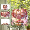 Acrylic 2D Flat DIY Hot Air Balloon Diamond Art Pendant Wall Door Decor